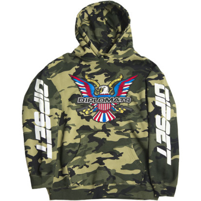 Dipset USA | Camo Eagle Logo - Hooded Sweatshirt