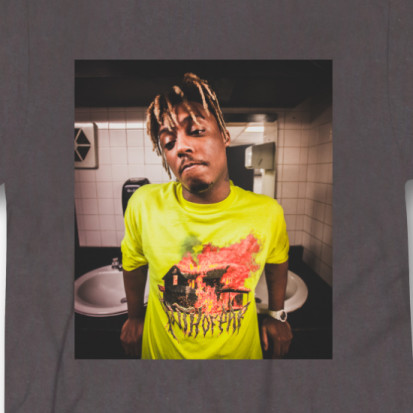 juice wrld without t shirt