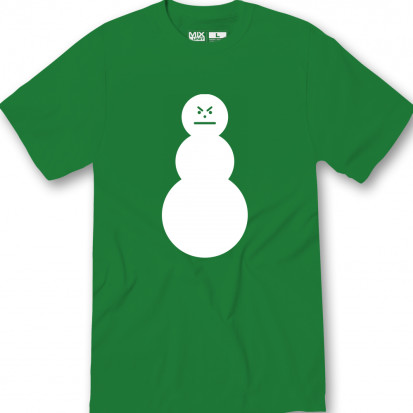 angry snowman t shirt