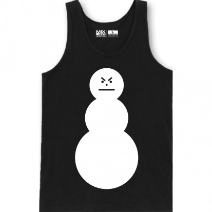 angry snowman t shirt