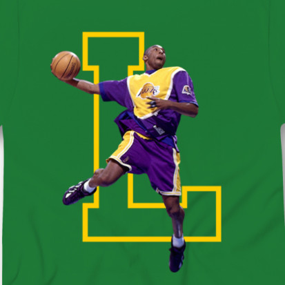 kobe letters shirt