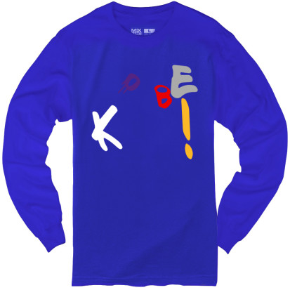 kobe letters shirt