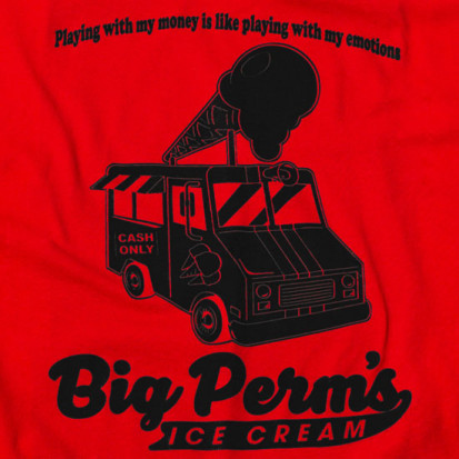 big perm t shirt