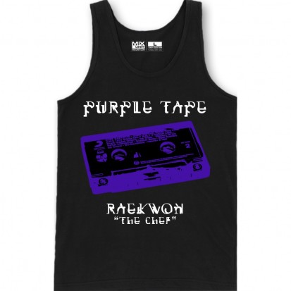 the purple tape shirt