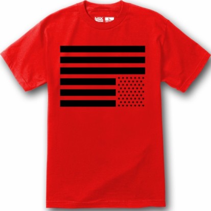 upside down american flag t shirt