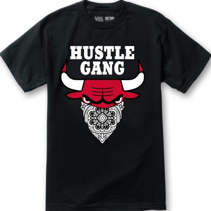 orange hustle gang shirt