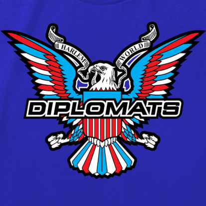 DIPLOMATS | Blue - Official Diplomats Logo - Men's T-Shirt