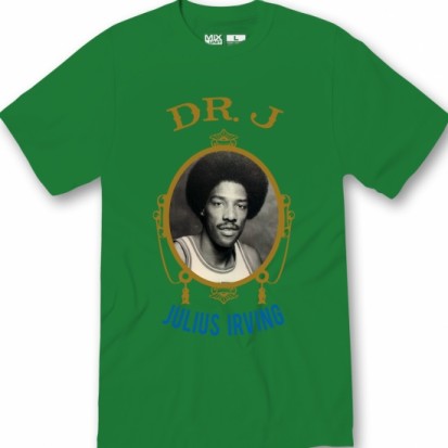 julius erving t shirt