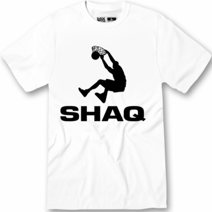 shaq logo t shirt