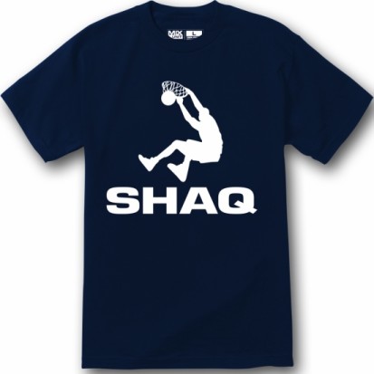 shaq logo t shirt