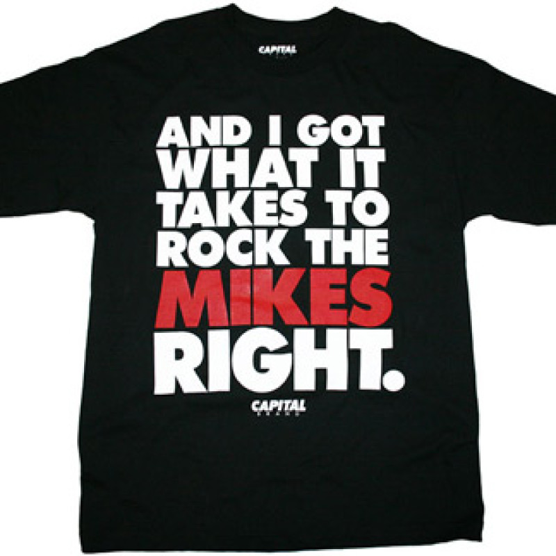 rock mikes t shirt