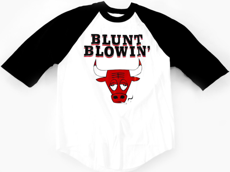 blunt blowin bulls shirt