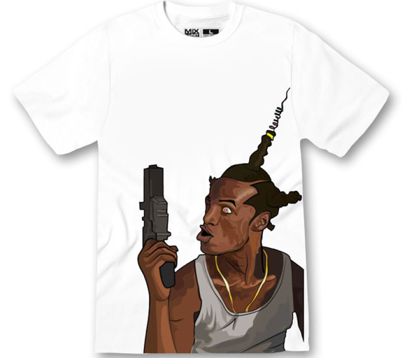 loc dog graphic tee