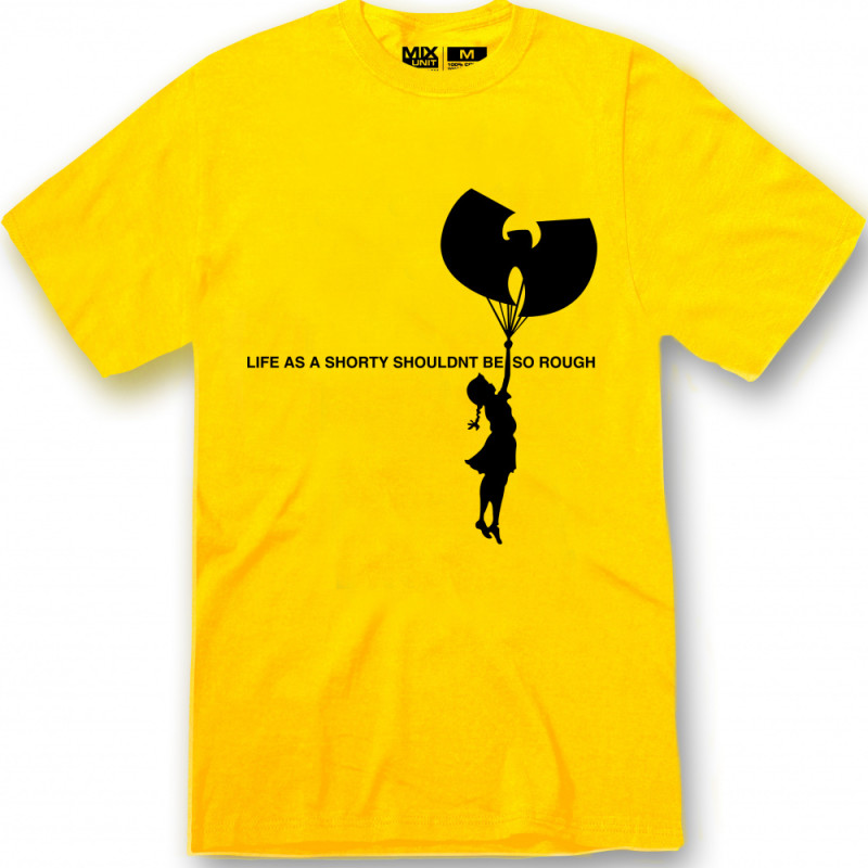 Wu Tang Clan x Banksy Street Art Method Man Black Long Sleeve Tee T-shirt by AF 