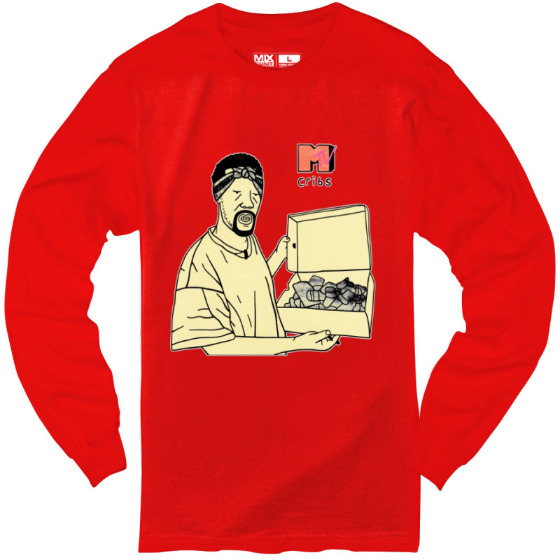 Redman On Mtv Cribs Men S Long Sleeve Shirt